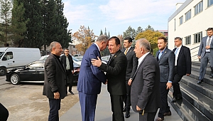 Celalettin Güvenç’ten KMTSO Başkanı Buluntu ve Yönetimine Hayırlı Olsun Ziyareti