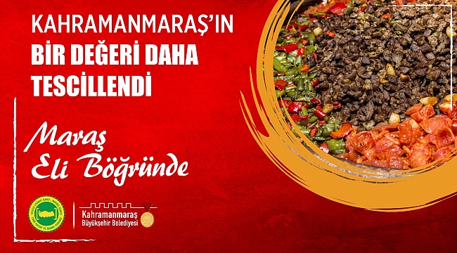 Maraş Eli Böğründe Tescillendi!