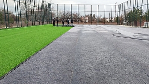 Büyükşehir’in Halı Saha ve Pota Projesinde İlk Etap Tamamlanıyor