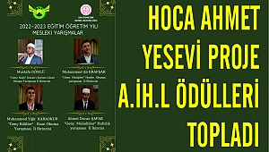 Hoca Ahmet Yesevi Proje A.İH.L Ödülleri Topladı