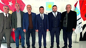 İBRAHİM İMALI'DAN GENÇ BAŞKAN OSMAN AY'A HAYIRLI OLSUN ZİYARETİ