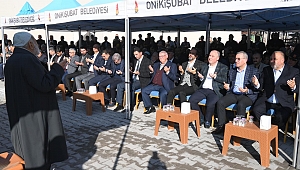 İBRAHİM KOÇ UYGULAMA CAMİ VE FİLİZ KOÇ KURAN KURSU TEMEL ATMA TÖRENİ YAPILDI