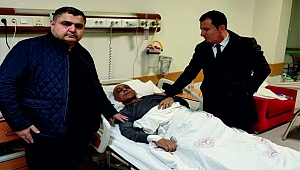 İlk Ziyareti, Tedavi Gören Gazeteci Dostuna Oldu