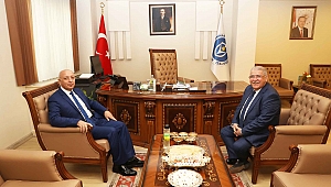 MAHÇİÇEK’TEN, KİÜ REKTÖRÜ PROF. DR. BAKAN’A “HAYIRLI OLSUN” ZİYARETİ