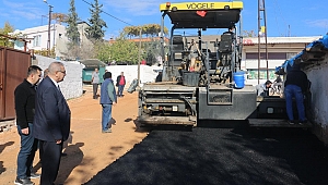 Pazarcık’ta Asfalt Sezonu Tüm Hızıyla Sürüyor