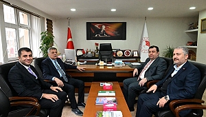 TARIM İL MÜDÜRÜ BİLİR'E PAKDİL VE GEZGİNÇ'TEN ZİYARET