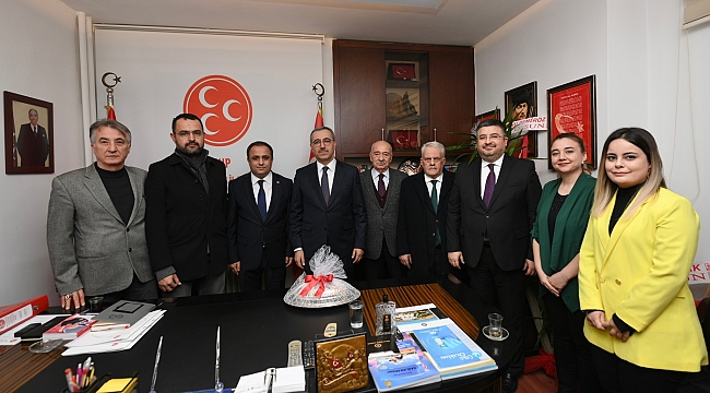 Başkan Güngör’den MHP İl Başkanı Demiröz’e Hayırlı Olsun Ziyareti