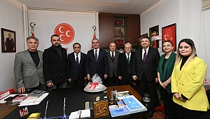 Başkan Güngör’den MHP İl Başkanı Demiröz’e Hayırlı Olsun Ziyareti