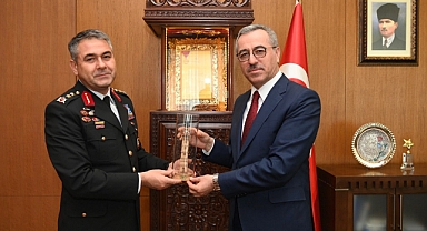 Başkan Güngör Jandarma Bölge Komutanını Ağırladı