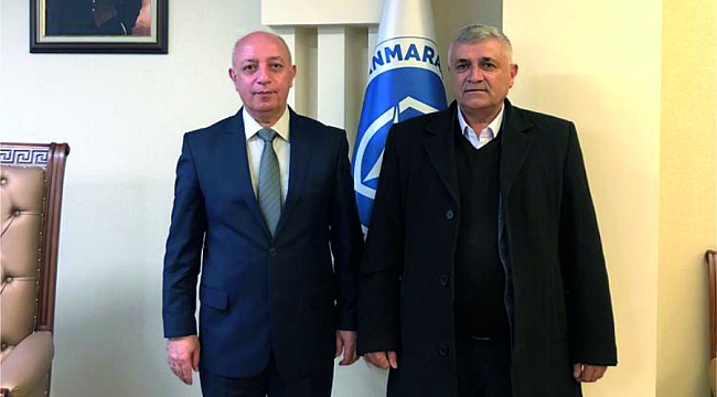 BİRLİK BAŞKANI VAKKAS KUZU'DAN KİÜ REKTÖRÜ BAKAN'A ZİYARET