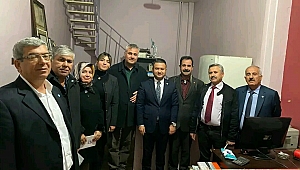 İYİ PARTİ ONİKİŞUBAT İLÇE BAŞKANI OSMAN AY VE ARKADAŞLARINDAN GAZETEMİZE ZİYARET