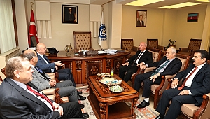 KSÜ REKTÖRÜ PROF. DR. ALPTEKİN YASIM’DAN ÜNİVERSİTEMİZ REKTÖRÜ İSMAİL BAKAN’A “HAYIRLI OLSUN” ZİYARETİ