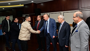 Rektör Yasım, Kahramanmaraş’ta Görev Yapan Basın Mensuplarını 10 Ocak Çalışan Gazeteciler Günü Münasebetiyle KSÜ’de Ağırladı