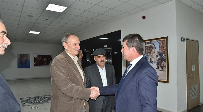 TÜRKOĞLU BELEDİYESİNE BELEDİYE BAŞKANLARINDAN ZİYARET