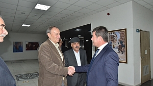 TÜRKOĞLU BELEDİYESİNE BELEDİYE BAŞKANLARINDAN ZİYARET