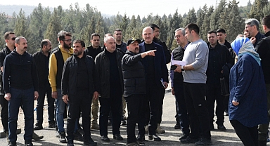 Başkan Güngör, Bakan Soylu ile Konteyner Kentte İncelemelerde Bulundu