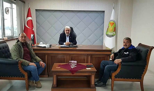 BAŞKAN MUSTAFA ÜNSAL'DAN BİRLİK BAŞKANI KUYBU'YA ZİYARET