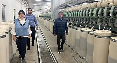 BAŞKAN OKUMUŞ’TAN NAZAR TEKSTİL’E ZİYARET