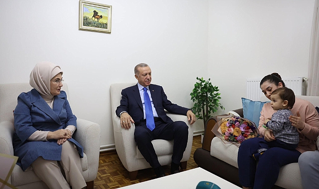 CumhurbaşkanımIz Afşinli Çelebi Ailesini Ziyaret Etti