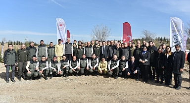 DEPREM ŞEHİTLERİ ORMANINDA FİDAN DİKİLDİ