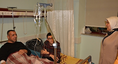 Kahramanmaraş Milletvekili Habibe Öçal, KSÜ Tıp Fakültesi Hastanesindeki Depremzedeleri Ziyaret Etti