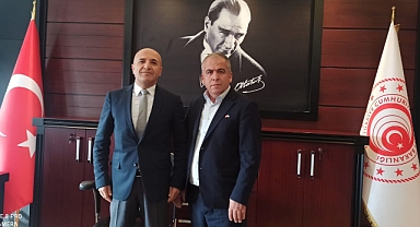 KKTC K.MARAŞ'LILAR DERNEK BAŞKANI KOÇKAT GÖLLÜCE'Yi ZİYARET ETTİ
