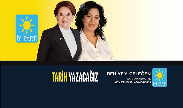 Memleket Sevdalısı Behiye Yazıcıoğlu İyi Parti K.Maraş Milletvekili A.Adayı Oldu