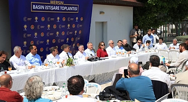 Bakan Nurettin Nebati Mersin Basını ile Biraraya Geldi