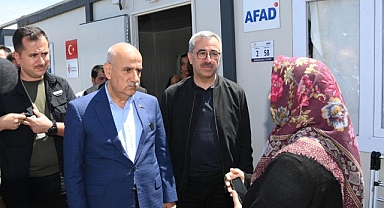 Güngör ve Kirişci’den Karacasu Konteyner Kente Ziyaret
