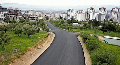 Ahır Dağı Caddesi’nin Asfaltı Tamam