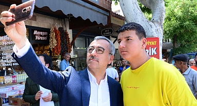 Başkan Güngör, Esnafın Yanında