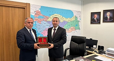 KKTC Maraşlılar Dernek Başkanı Koçkat'tan Doç. Dr Turan Şahin'e Ziyaret