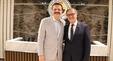 OSBÜK BAŞKANI KÜTÜKCÜ’DEN, HİSARCIKLIOĞLU’NA HAYIRLI OLSUN ZİYARETİ