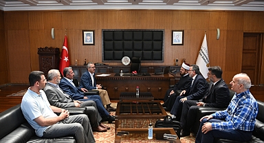 Başkan Güngör, Dünya Müslüman Âlimler Birliği Genel Sekreteri Karadaği ile Bir Araya Geldi