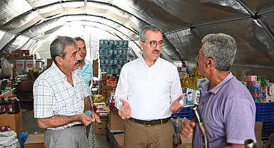 Başkan Güngör, Toptancı Gıda Esnafını Ziyaret Etti