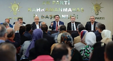 Cumhurbaşkanı Yardımcısı Yılmaz, Kahramanmaraş'ta Konuştu