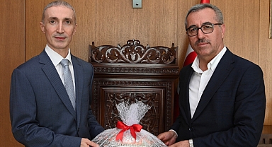 Cumhuriyet Başsavcısı Çelik’ten Başkan Güngör’e Veda Ziyareti