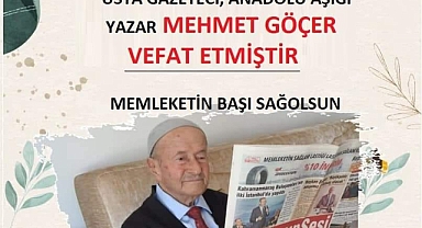 Duayen Gazeteci Mehmet Göçer Hakka Yürüdü