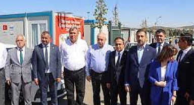MHP Heyeti Kahramanmaraş'ta Deprem Bölgesini İnceledi