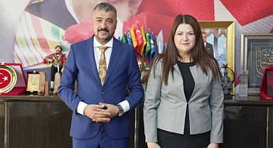 MHP Genel Bşk.Yard.Milletvekili YILIK 'tan İl Baskanı Alparslan Doğan ' Ziyaret