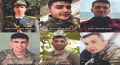 Şehit Sayımız 6 ya Çıktı..Başımız Sağolsun