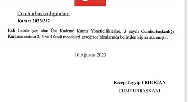 Tarım Orman Bakanlığında Üst Düzey Atamalar Gerçekleşti