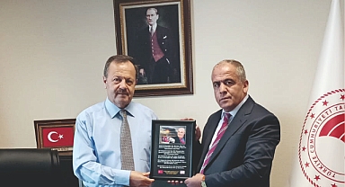 Başkan Cüce ve Koçkat'tan Basarılı Bürokrat Ejder ORUÇ'a Ziyaret