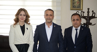 Karakoç Ziraat Odası Başkanı Çetinkaya'yı Ziyaret Etti