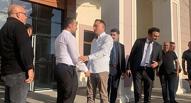 Sevilen Kaymakam Sinan Korkmaz Sevgi Seli ile Uğurlandı