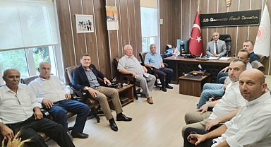 Ziraat Odaları Başkanlarından İl Müdürü Sağlam ' a Ziyaret