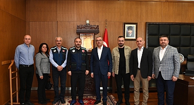 Başkan Güngör, İlbank Genel Müdürü Recep Türk'ü Ağırladı