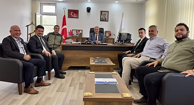 Başkan Satıcı ve Paçacı TMO Başmüdürü Koçyiğit'i Ziyaret Ettiler....