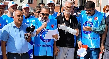 Darp Edilen Öğretmenle İlgili Sendikalardan Ortak Basın Açıklaması
