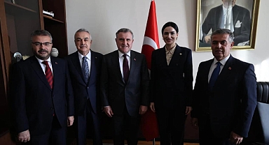 Milletvekili Sarıbaş ve Arkadaşlarından Spor Bakanı BAK 'a Ziyaret